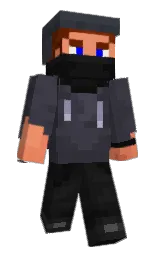 tuna and cod gray Minecraft skin — Slim model — first worn by Th3m1s