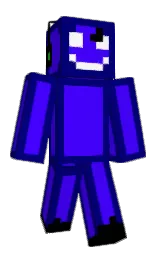 navy blue and blue Minecraft skin — Classic model