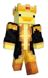 sweet corn and black Minecraft skin — Classic model