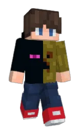 blue charcoal and himalaya Minecraft skin — Slim model