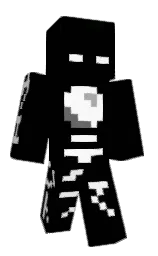 black and black russian Minecraft skin — Classic model — first worn by BernardoPauletti