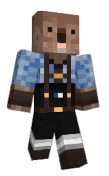 DutchWombat's Minecraft skin wearing the 15th Anniversary cape