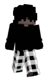 black and diesel Minecraft skin — Slim model