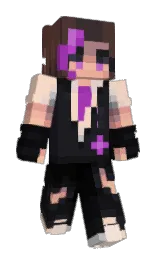 woodsmoke and shark Minecraft skin — Classic model — first worn by WaffleSauce343