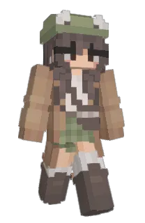 Front of Loqket's skin