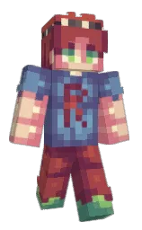 RedBounce_'s Minecraft skin wearing the Twisted cape