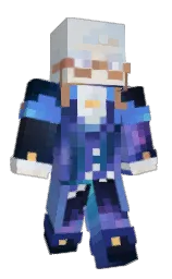 iron and black Minecraft skin — Classic model — first worn by willowxrose