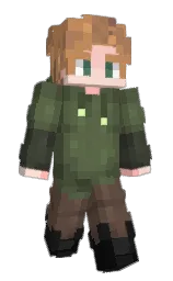 Heymx's Minecraft skin wearing the Minecraft Experience cape
