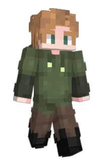 Front of Heymx's skin
