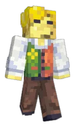 periwinkle gray and cararra Minecraft skin — Classic model
