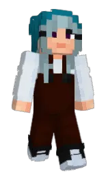 sepia black and mystic Minecraft skin — Slim model