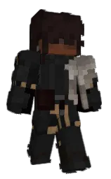 cocoa brown and cod gray Minecraft skin — Classic model