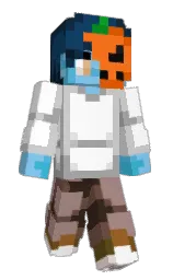 white and silver Minecraft skin — Slim model