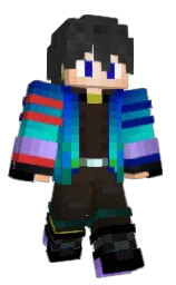 black and mine shaft Minecraft skin — Classic model — first worn by TANASHI_KUAT