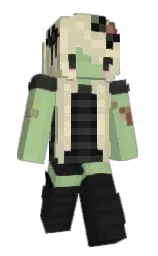 raffia and thistle green Minecraft skin — Slim model — first worn by chokokyattto