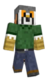 killarney and deep forest green Minecraft skin — Classic model — first worn by Strix8664