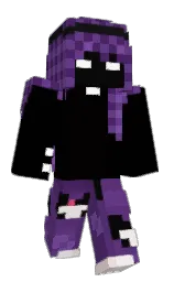 black and eminence Minecraft skin — Slim model