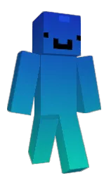 black and denim Minecraft skin — Classic model — first worn by Dimattic