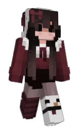 Shoeni's Minecraft skin wearing the Migrator cape