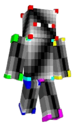 tundora and gray Minecraft skin — Classic model — first worn by jaycraft017
