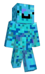 picton blue and endeavour Minecraft skin — Slim model