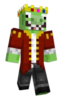 Front of ChunkMega's skin