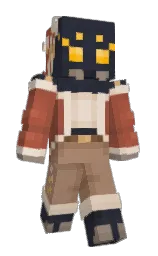 sepia skin and brown rust Minecraft skin — Slim model