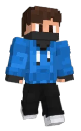denim and eclipse Minecraft skin — Classic model — first worn by Potato_Crafter15