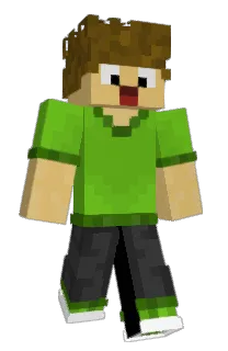 Front of Gr7n's skin