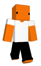 white and flamenco Minecraft skin — Classic model