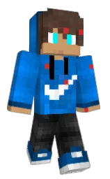 Gaming27's Minecraft skin wearing the Migrator cape