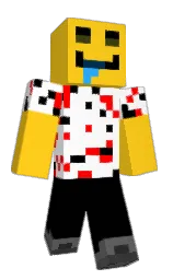 candlelight and black Minecraft skin — Classic model