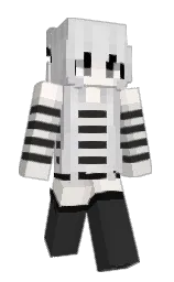 Gloryia's Minecraft skin wearing the Pan cape