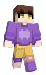 amethyst and cream can Minecraft skin — Classic model — first worn by MultiversalM_SYS