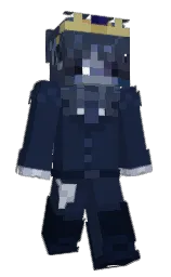big stone and oxford blue Minecraft skin — Slim model — first worn by ZuziaTob