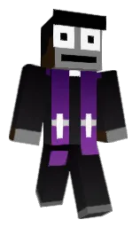 __mefedron's Minecraft skin wearing the 15th Anniversary cape