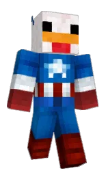 JuanTheNoob's Minecraft skin wearing the Migrator cape