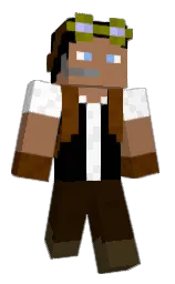 RDMPixel's Minecraft skin wearing the Aurora cape