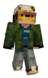 cinder and night rider Minecraft skin — Classic model — first worn by jelipherr