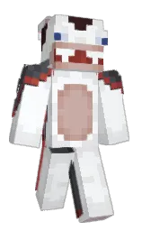 mangoman532's Minecraft skin wearing the Menace cape