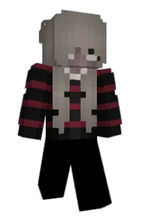 Front of Crawsey's skin