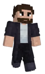 Senpai201's Minecraft skin wearing the Builder cape