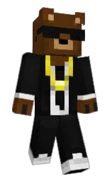 atomuwa's Minecraft skin wearing the Minecraft Experience cape