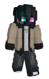 pale oyster and donkey brown Minecraft skin — Slim model — first worn by 6ViPh5