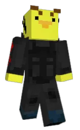 TheGamingWolf423's Minecraft skin wearing the Migrator cape