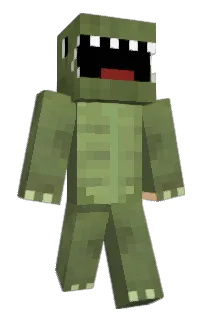 Front of smileyworm's skin