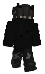 CreeperTwins2's Minecraft skin wearing the Migrator cape