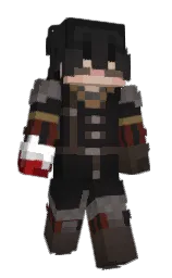 mine shaft and cod gray Minecraft skin — Slim model — first worn by _fnt_