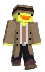 domino and gorse Minecraft skin — Classic model — first worn by LanhoLa_YT