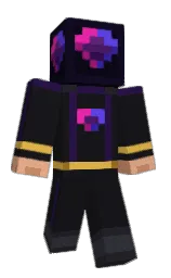 woodsmoke and ebony Minecraft skin — Classic model — first worn by DerHosenmann
